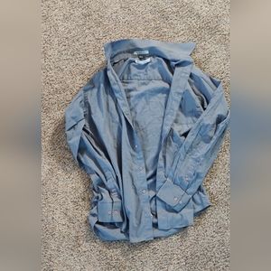 Diamante Gray 16 34/35 long sleeve dress shirt